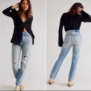 Mother Huffy Skimp jeans in Hotter on the Other Side size 27